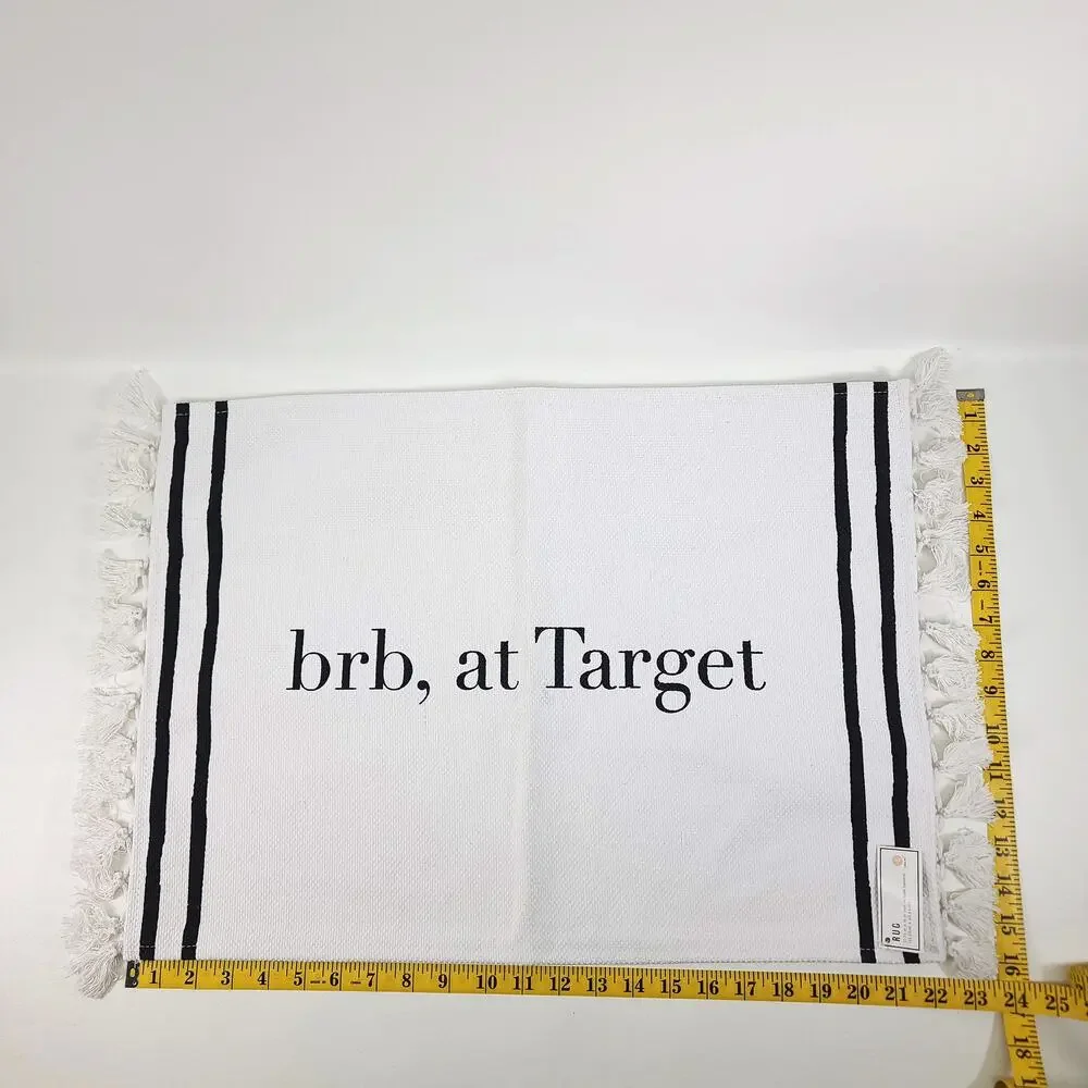3‑Pack Decorative Humorous Floor Mats by Target 24 x 16 in New Spellout Modern